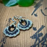 Peyote Stitch Hoop Earrings