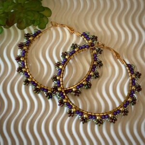 Picot Hoop Earrings <br>Kit Included
